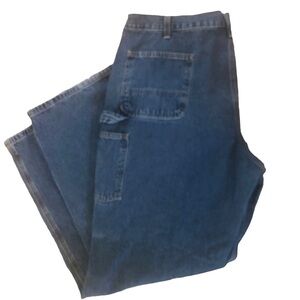 Carhartt Mens Original Dungaree Fit Carpenter’s Painters Jeans Sz 42X33 Ralaxed